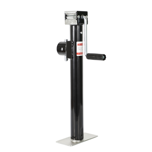 Black Round Tube 2000 Lb Manual Side Swing Car Jack Trailer Jack